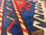 Fine Antique Caucasian Borchelou Kazak Rug 5'6" x 7' 3''
