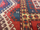 Fine Antique Caucasian Borchelou Kazak Rug 5'6" x 7' 3''