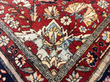 Antique  Mohtasham Kashan Rug 4'5" x 6' 9"