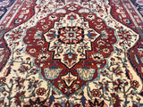 Antique  Mohtasham Kashan Rug 4'5" x 6' 9"