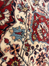Antique  Mohtasham Kashan Rug 4'5" x 6' 9"