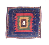 Antique  Tribal Kilim Rug 4'5" x 4' 11''