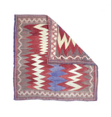 Antique  Tribal Kilim Rug 3'9" x 3' 10''
