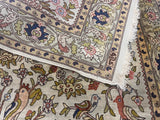 Extremely Fine Antique Silk Rug 2'0" x 3' 5''