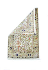 Extremely Fine Antique Silk Rug 2'0" x 3' 5''