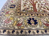 Extremely Fine Antique Silk Rug 2'0" x 3' 5''