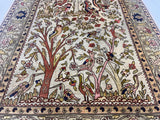 Extremely Fine Antique Silk Rug 2'0" x 3' 5''
