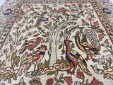 Extremely Fine Antique Silk Rug 2'0" x 3' 5''