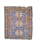 Antique Caucasian Shirvan Rug 3'9" x 4' 3"