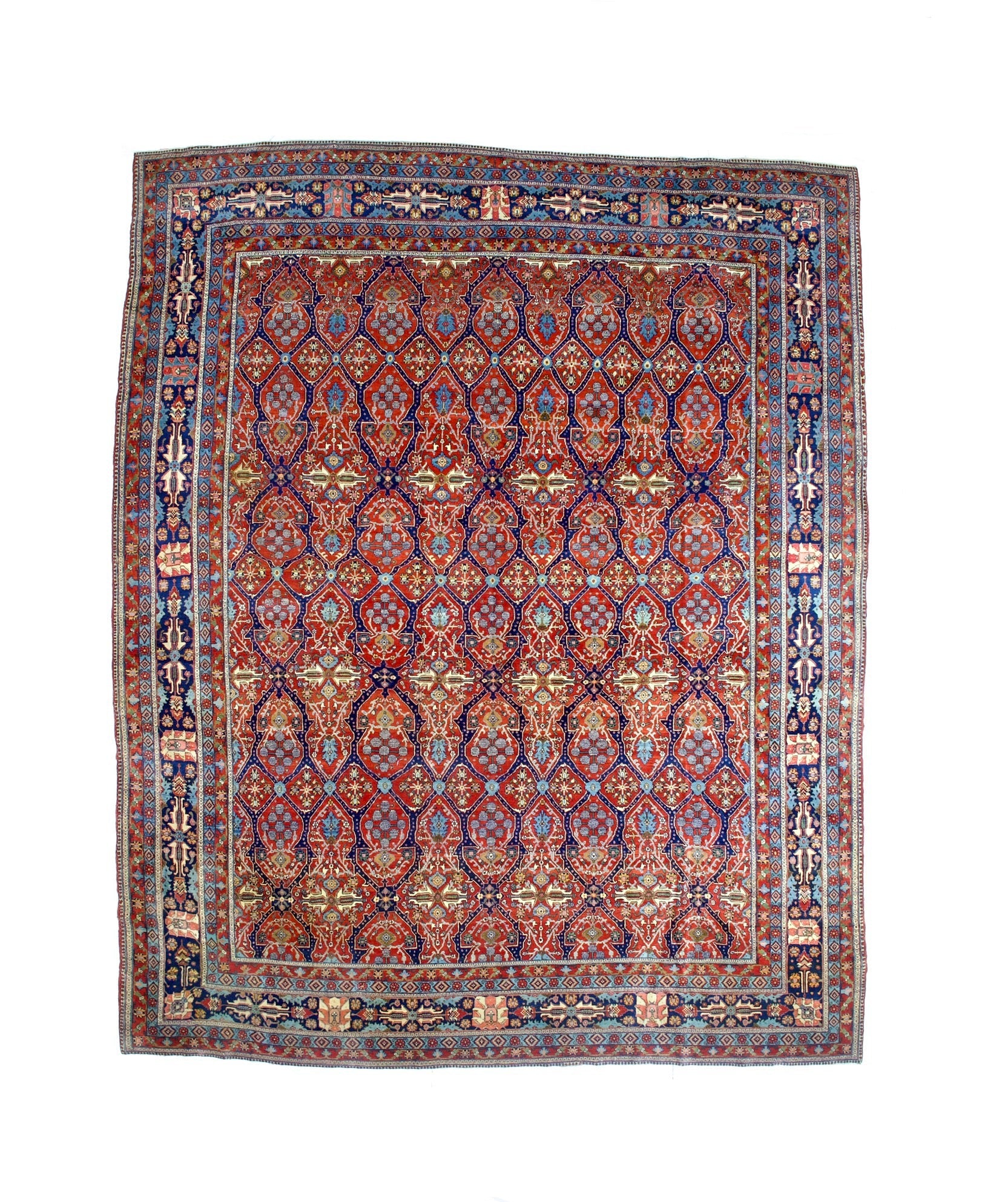 Antique Mohtasham Rug 10'5" x 13' 1"