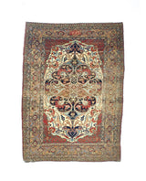 Antique Persian Lavar Kerman Rug 5'5" x 7' 6''