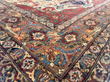 Antique Persian Lavar Kerman Rug 5'5" x 7' 6''