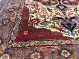 Antique Persian Lavar Kerman Rug 5'5" x 7' 6''