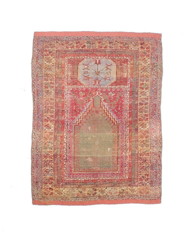 Antique Turkish Anatolian Rug 3'9