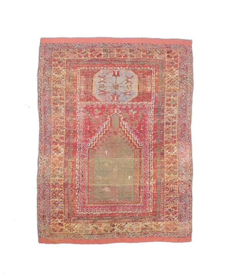 Antique Turkish Anatolian Rug 3'9