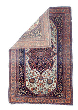 Antique  Farahan Sarouk Rug 4' 2" x 6' 6"
