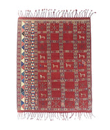 Antique Caucasian Verneh Kilim Rug 5'7" x 7' 0"