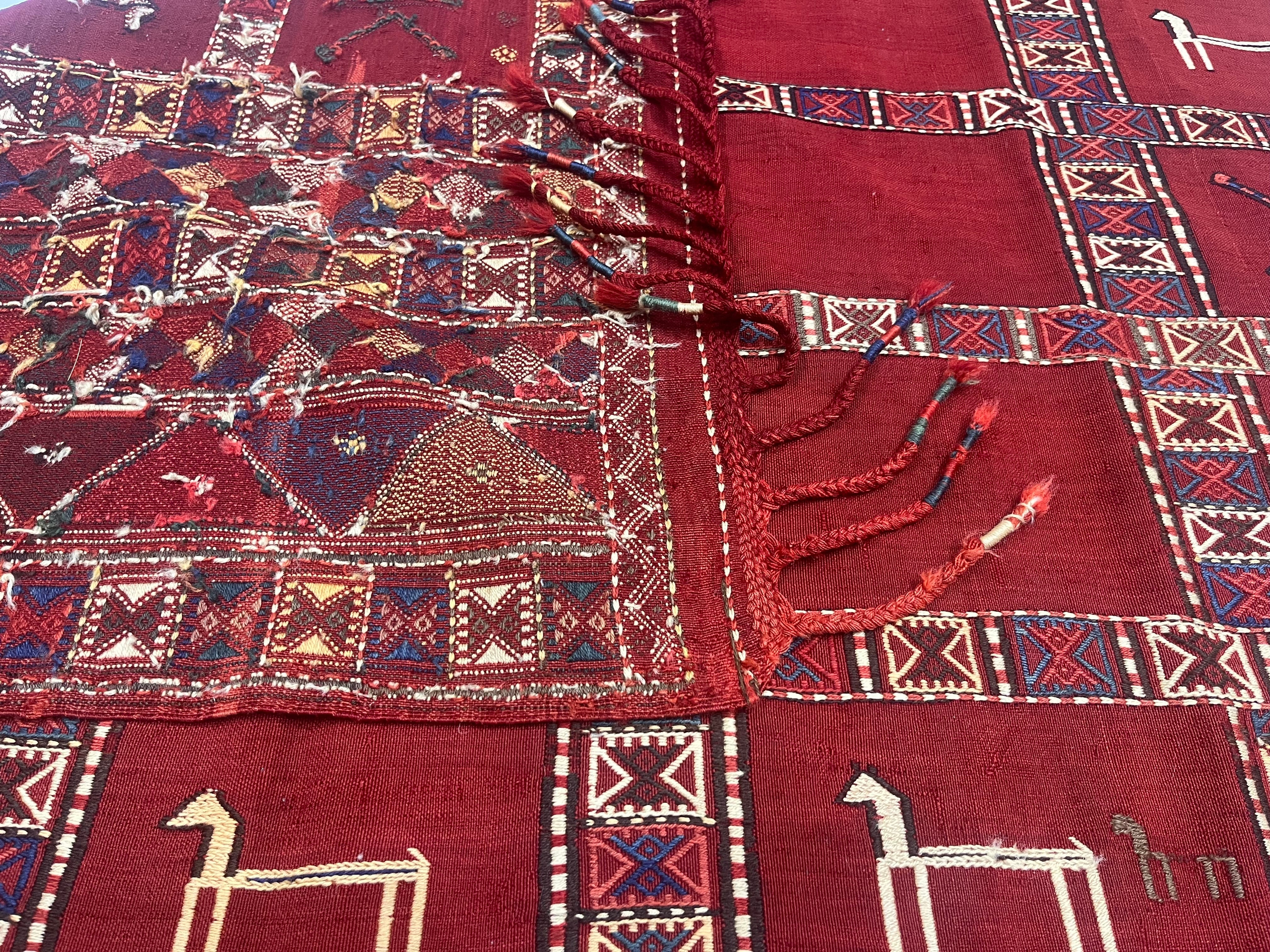 Antique Caucasian Verneh Kilim Rug 5'7" x 7' 0"
