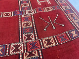 Antique Caucasian Verneh Kilim Rug 5'7" x 7' 0"
