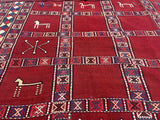 Antique Caucasian Verneh Kilim Rug 5'7" x 7' 0"