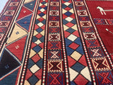 Antique Caucasian Verneh Kilim Rug 5'7" x 7' 0"