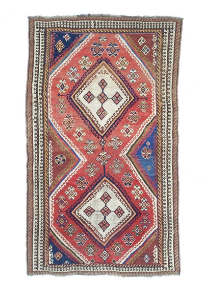 Fine Antique Persian Qashqai Rug 4' 3
