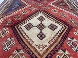 Fine Antique Persian Qashqai Rug 4' 3" x 7' 3"