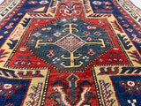 Fine Antique Caucasian Rug 3'0" x 4' 2''