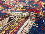 Fine Antique Caucasian Rug 3'0" x 4' 2''