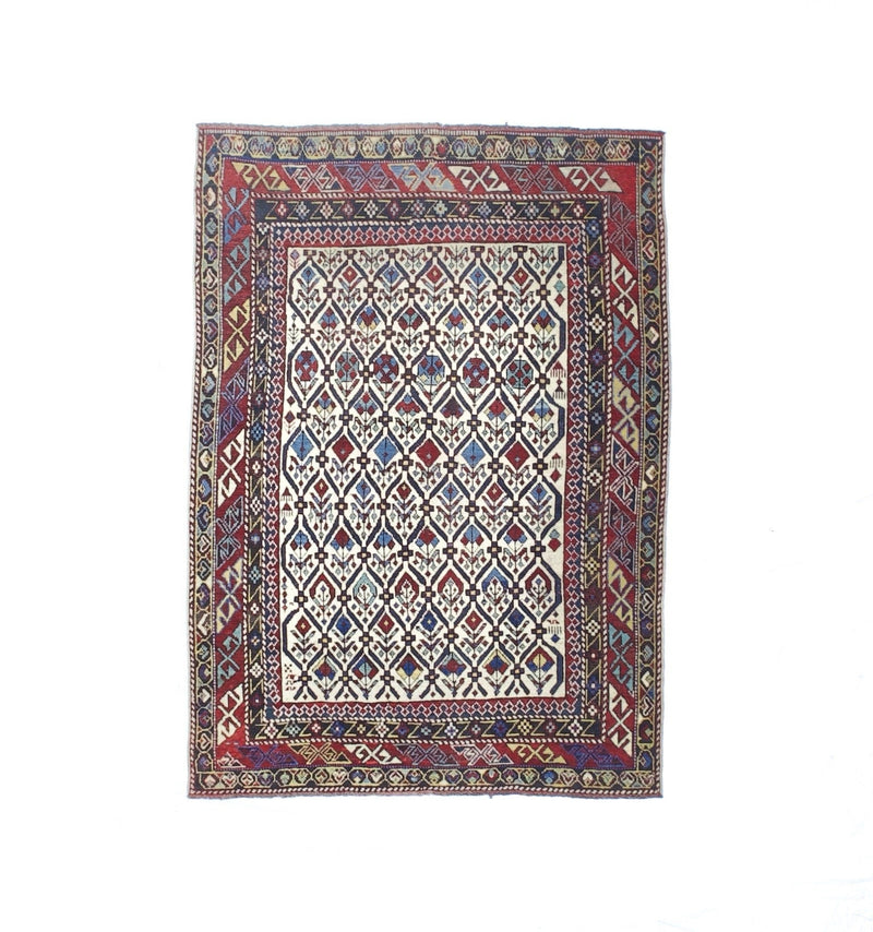 Antique Caucasian Shirvan Rug 3' 9