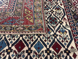 Antique Caucasian Shirvan Rug 3' 9" x 5' 2"