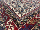 Antique Caucasian Shirvan Rug 3' 9" x 5' 2"