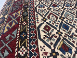 Antique Caucasian Shirvan Rug 3' 9" x 5' 2"