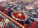 Antique Caucasian Kuba Rug 3'9" x 4' 10"