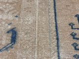 Vintage Oushak Rug 3'7" x 7' 6''