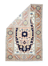 Fine Vintage Persian Heriz Serapi Rug 4'10" x 7' 6''