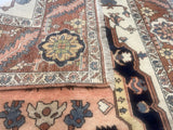 Fine Vintage Persian Heriz Serapi Rug 4'10" x 7' 6''