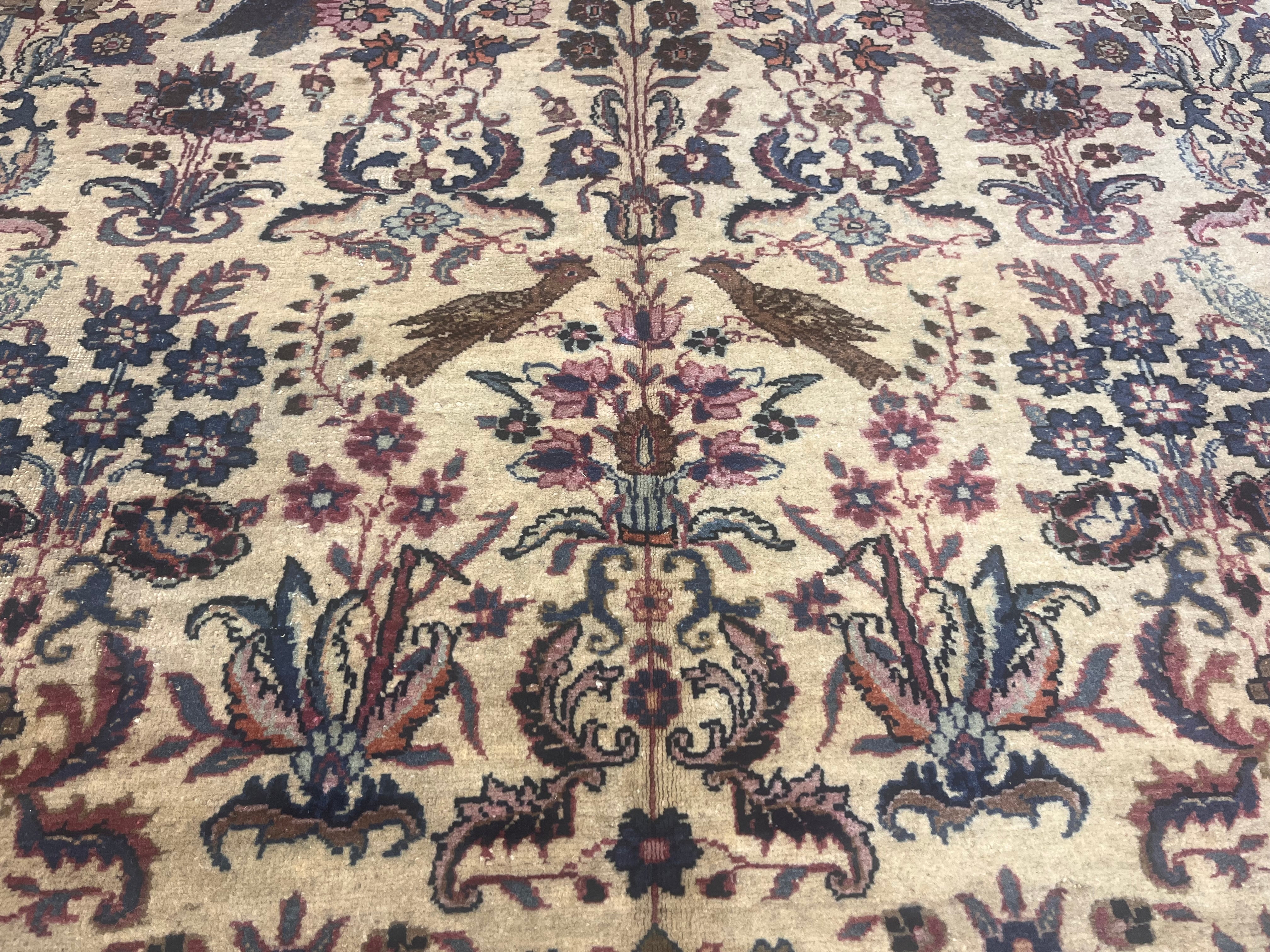 Antique  Tehran Rug 6' 8" x 10' 0"