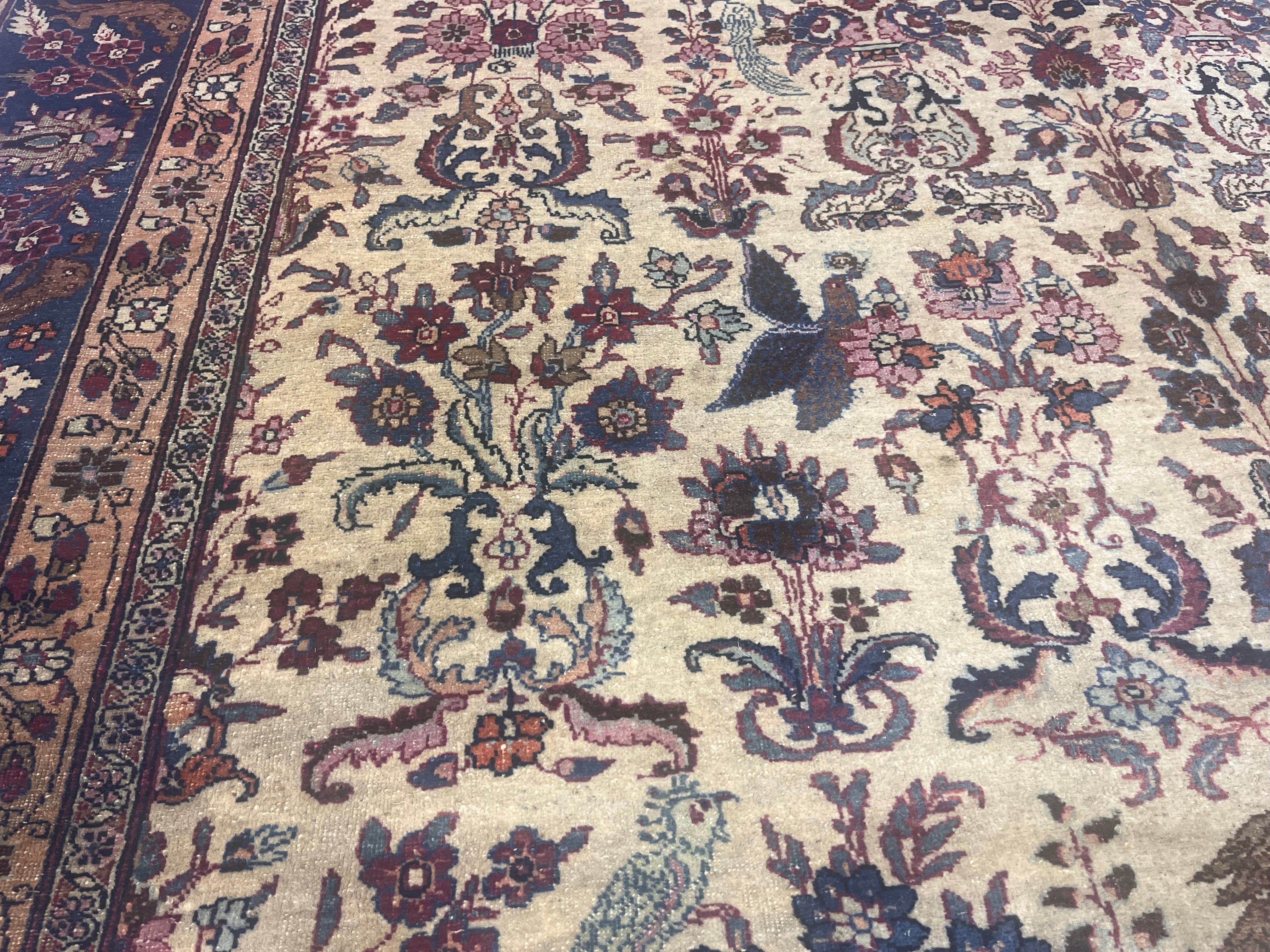 Antique  Tehran Rug 6' 8" x 10' 0"