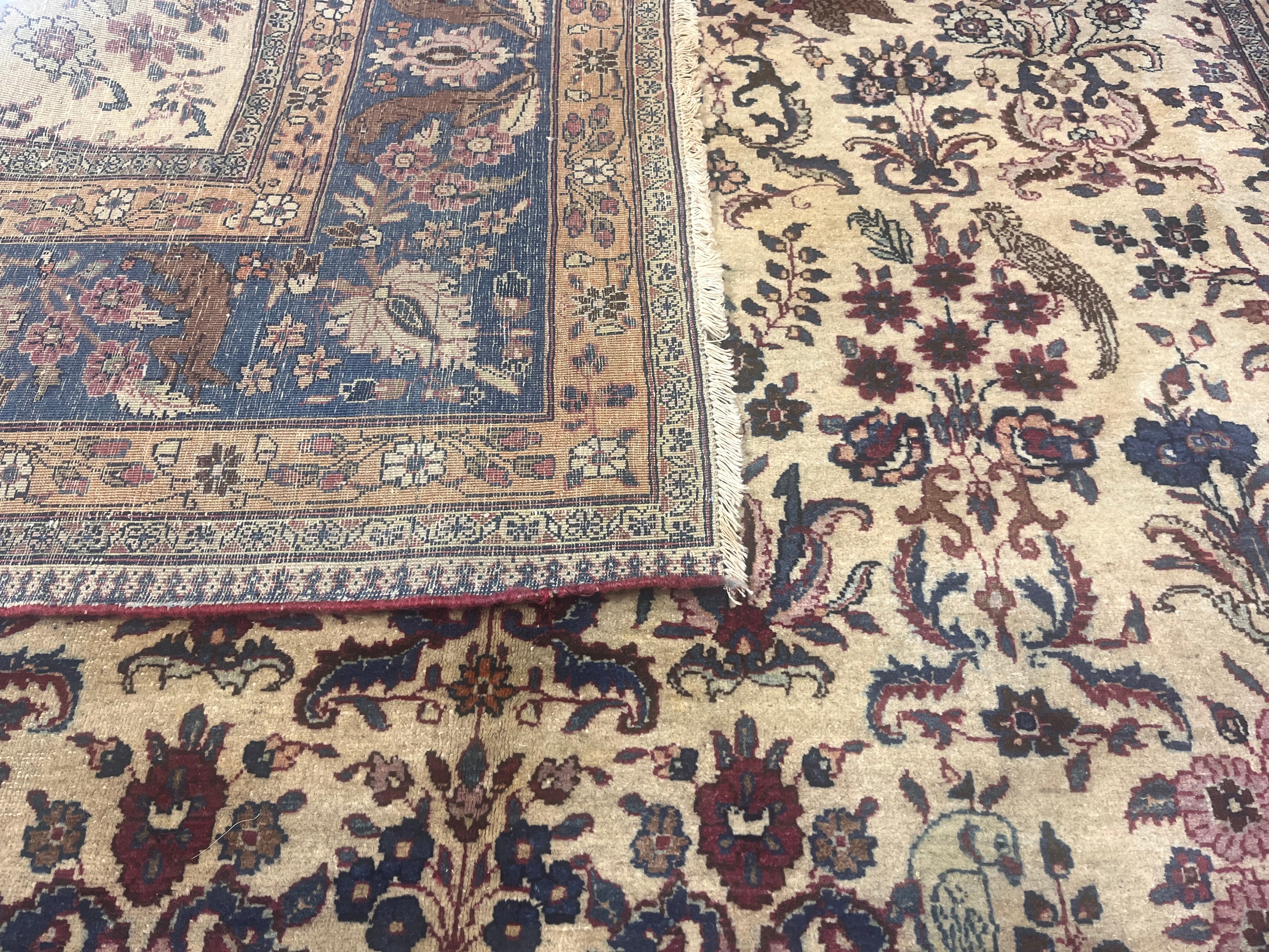 Antique  Tehran Rug 6' 8" x 10' 0"