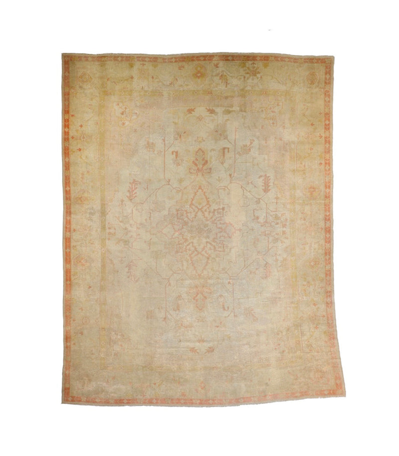 Fine Antique Oushak Rug 13'0