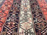 Fine Antique Caucasian Shirvan Prayer Rug 3'3" x 5' 10''