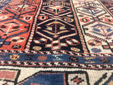 Fine Antique Caucasian Shirvan Prayer Rug 3'3" x 5' 10''