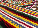 Antique Mexican Blanket 4'9" x 6' 3''