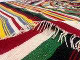 Antique Mexican Blanket 4'9" x 6' 3''
