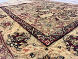 Antique Persian Lavar Kerman Rug 4' 2'' x 6' 6"