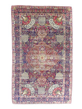 Antique  Lavar Kerman Rug 4'6" x 7' 5''