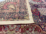 Antique  Lavar Kerman Rug 4'6" x 7' 5''