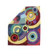 Fine Mid Century Sonia Delaunay Design Rug 6' 8" x 8' 2''