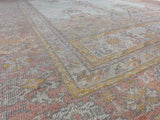 Fine Antique Oushak Rug 8' 8'' x 12' 0"